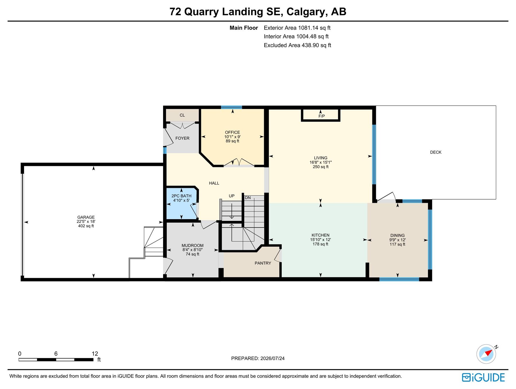 Main floor plan