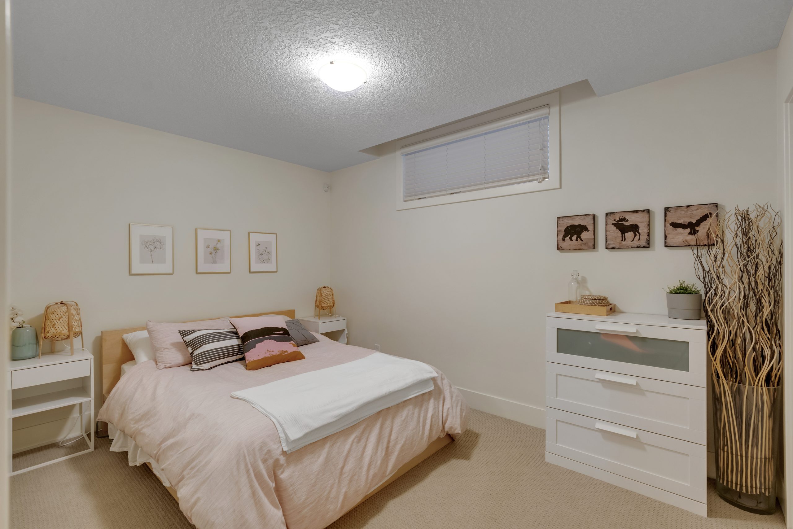 Basement bedroom