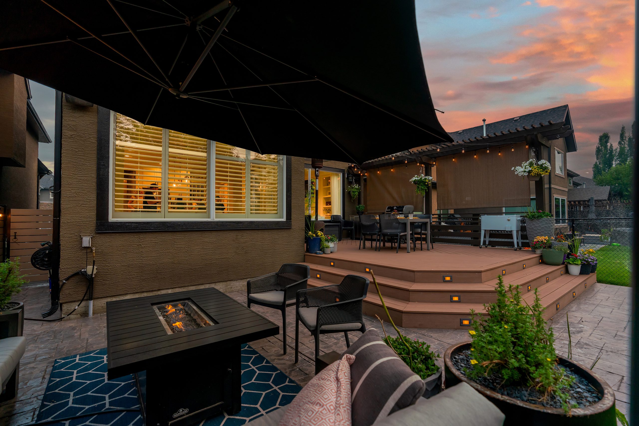 Firepit patio